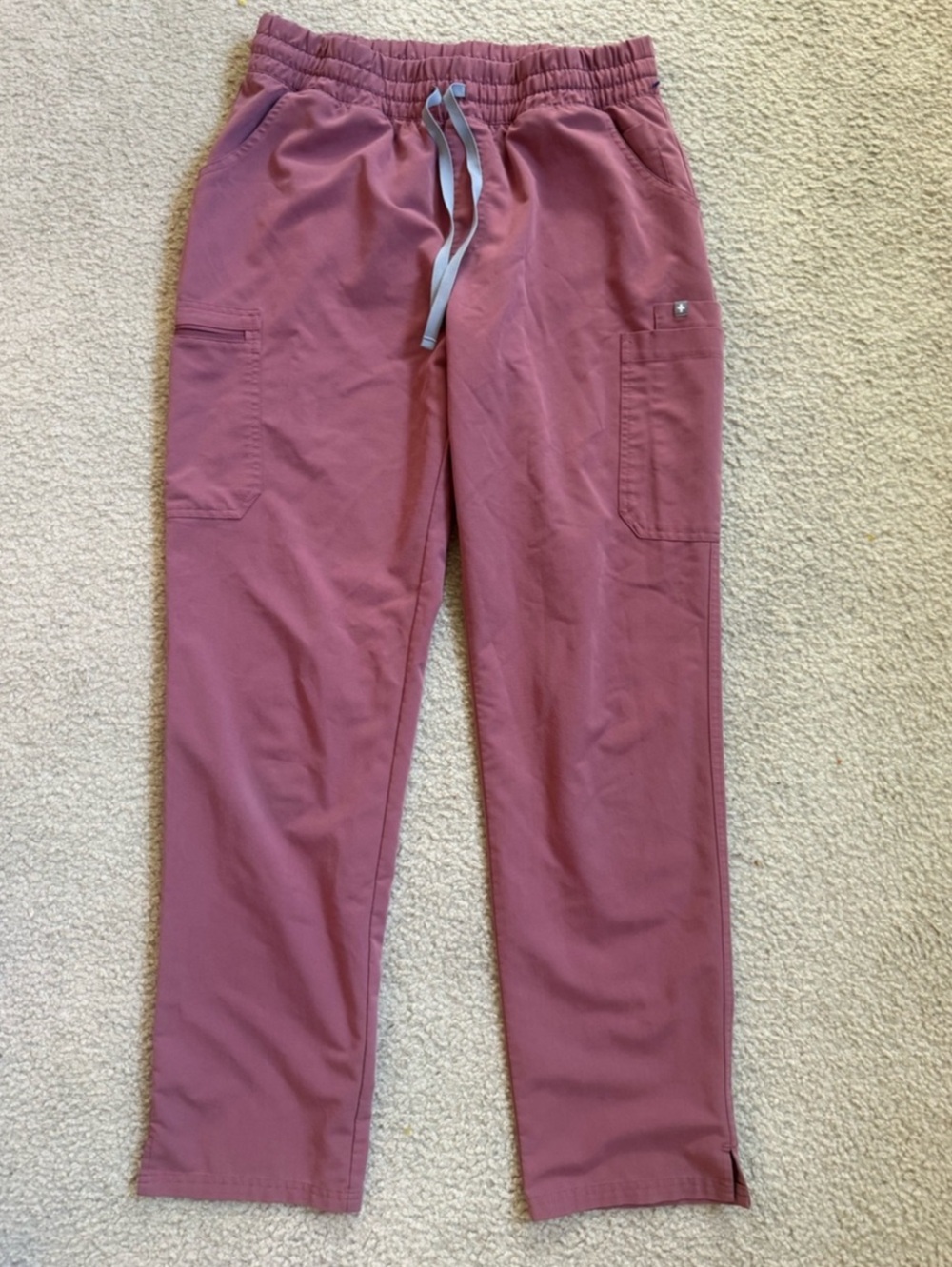 FIGS Mauve Yola Scub Pants Size L/T Like New